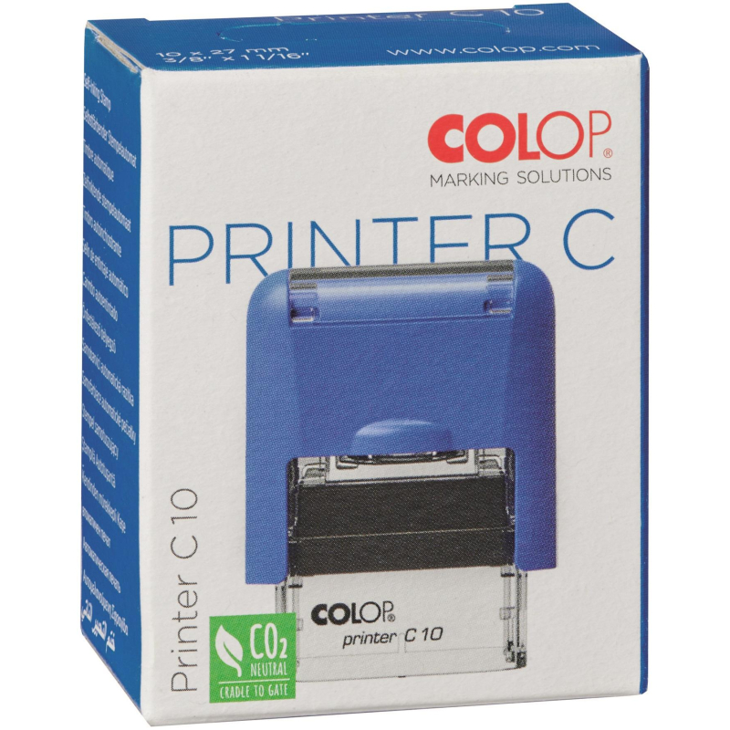 Оснастка для штампов NEW Printer C10 10x27мм пластик. корпус черный - фото 4