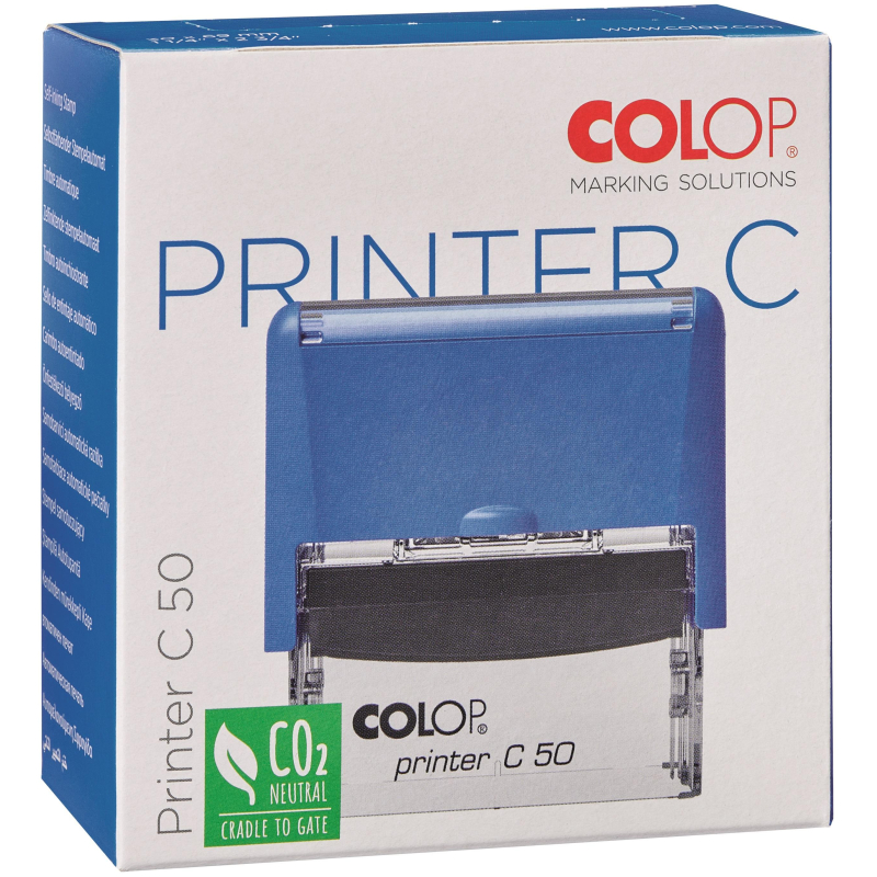 Оснастка для штампов NEW Printer C50 30x69мм пластик. корпус черный - фото 4