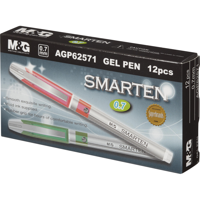 Ручка гелевая неавтомат. M&G Smarten манж лин0,5 черн AGP62571110700H - фото 7