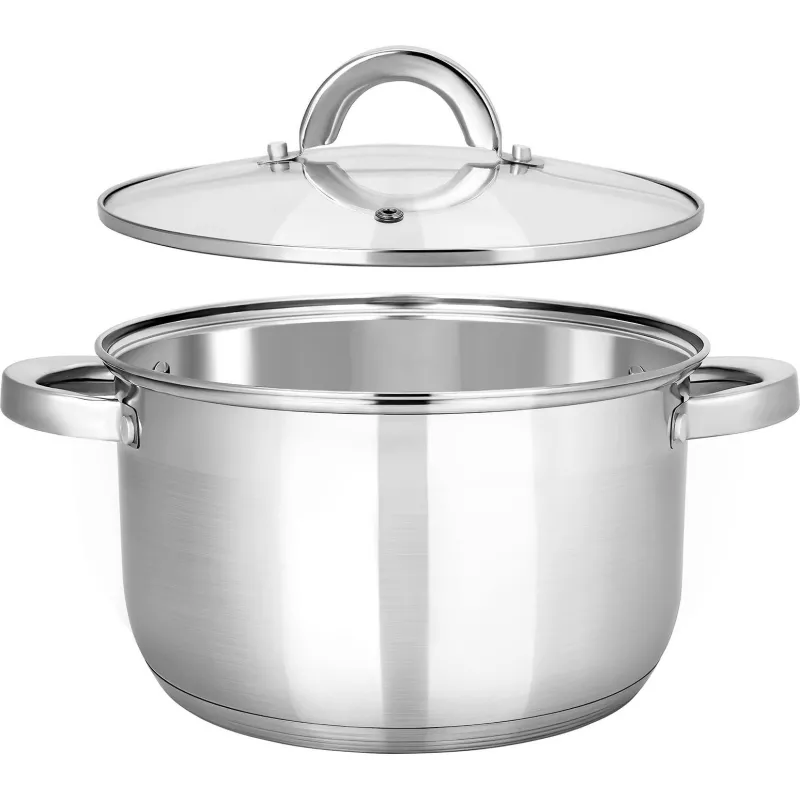 Кастрюля нерж Rondy 5,0л , D=23,5cм, SH07503 - фото 3