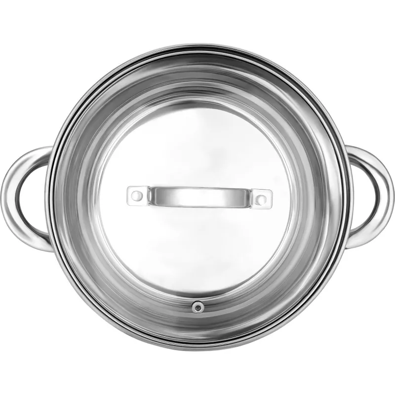 Кастрюля нерж Rondy 5,0л , D=23,5cм, SH07503 - фото 5