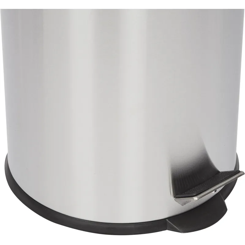 Ведро мусорное с педалью и доводчиком Luscan 30 л, матовое, нерж сталь - фото 4