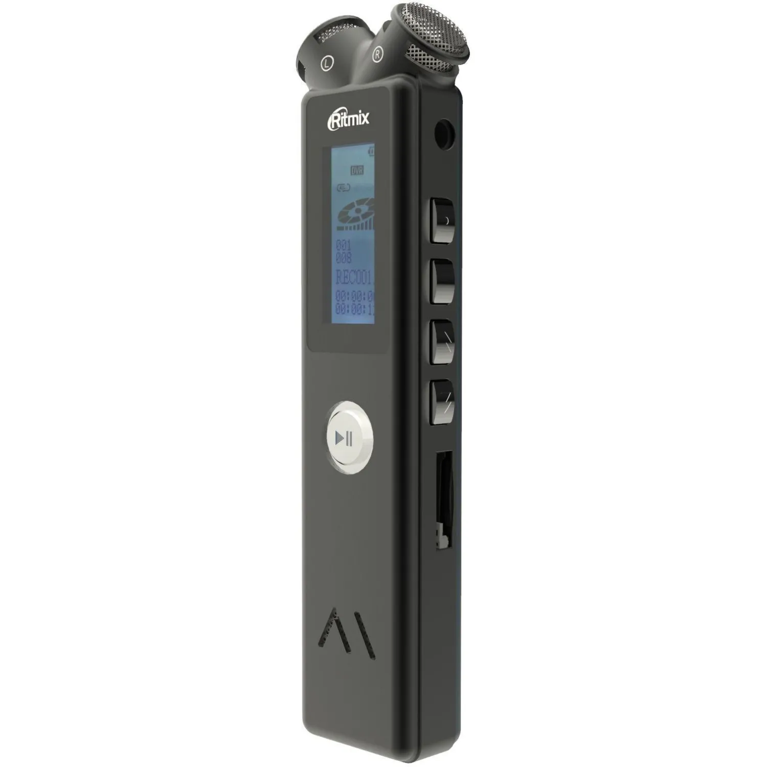 Диктофон цифровой Ritmix RR-145 16GB Black - фото 2