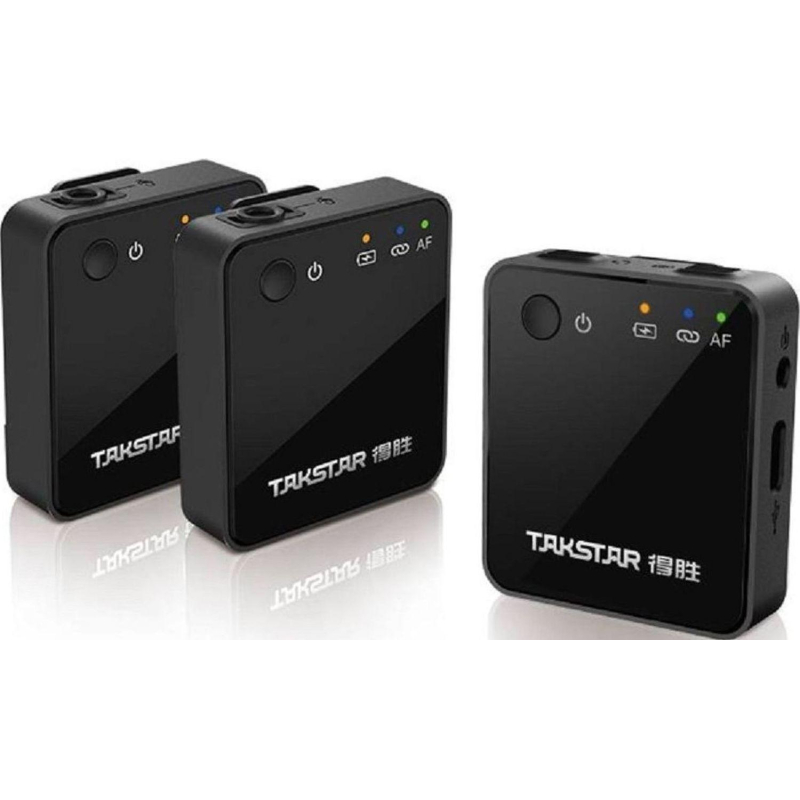 Радиосистема Takstar V1 Dual Channel Apple Version, 2 трансмиттера, ресивер - фото 1