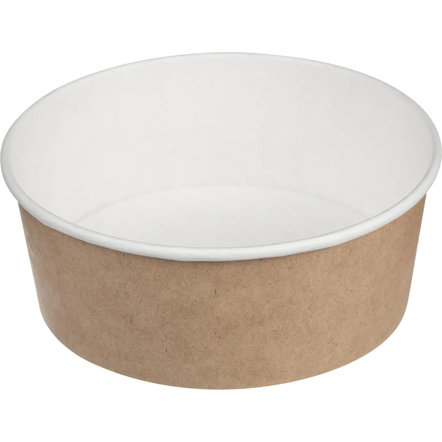 Контейнер круглый OSQ Round Bowl 750, d-150(128)х60мм, крафт(270шт/уп) - фото 1