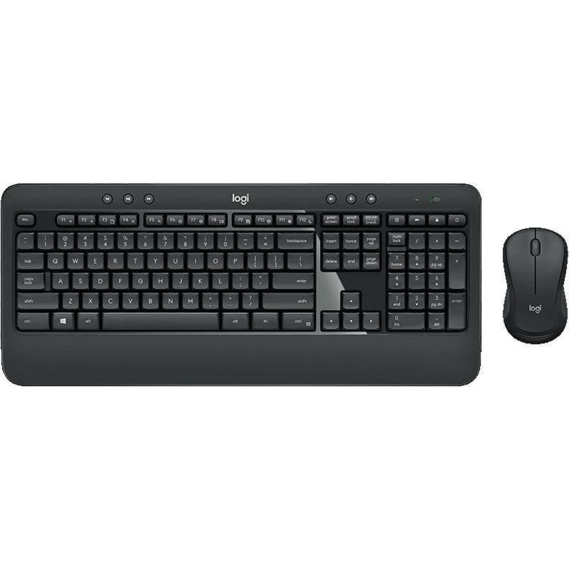 Набор клавиатура+мышь Logitech MK540 USB, беспр, черный (920-008686) - фото 1