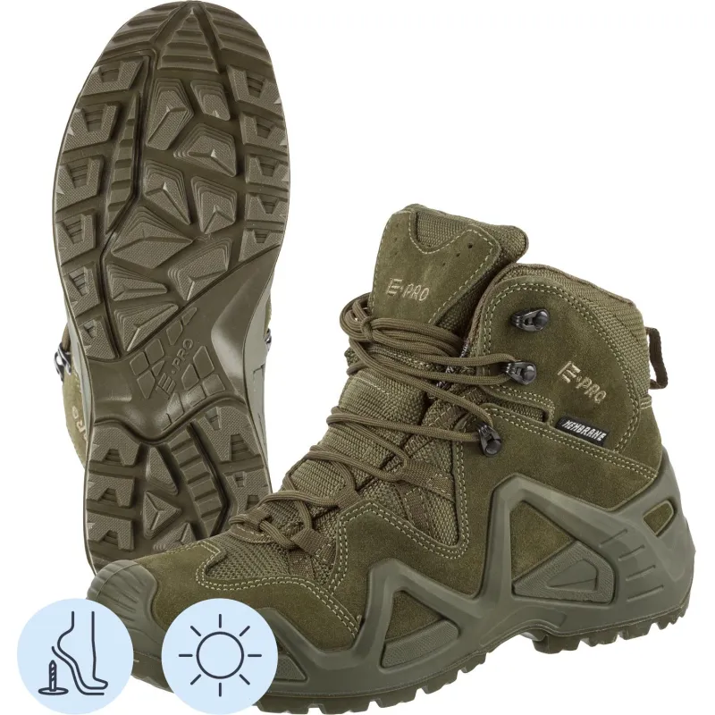 Ботинки  трекинговые E-PRO, ПУ/НР, АС р. 47 (арт.102) - фото 1