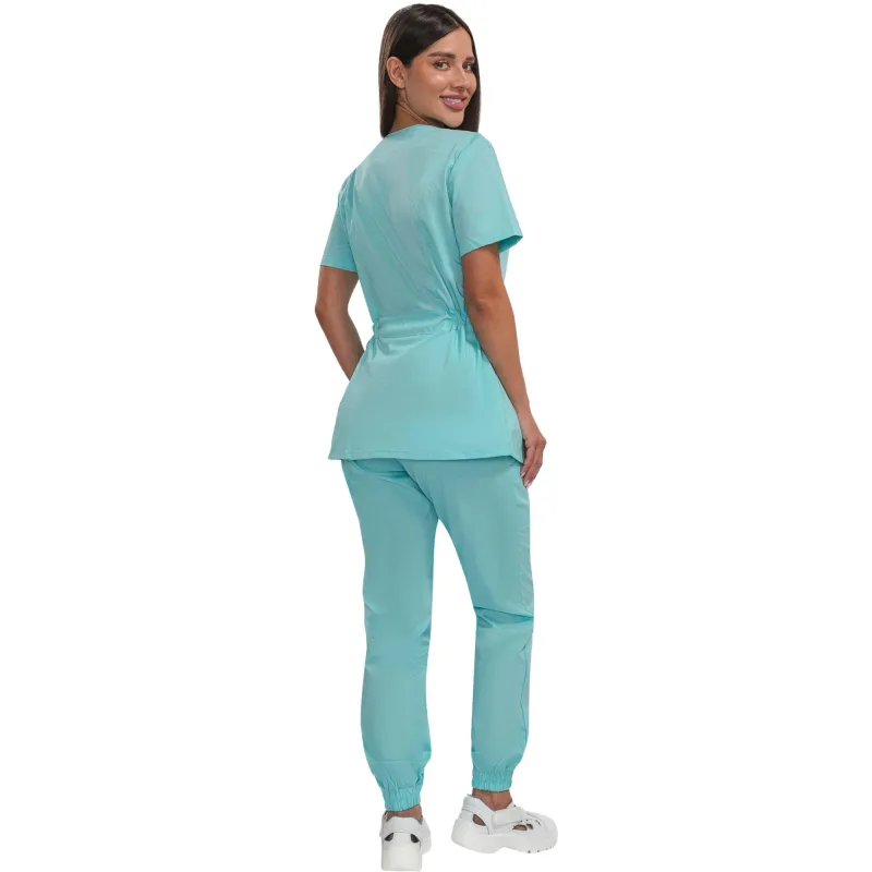 Костюм жен (куртка, бр) м24 бирюз 88/158-164 - фото 18