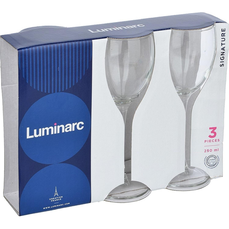 Набор бокалов для вина LUMINARC Эталон, стекло, 3шт/наб 250мл, J9754 - фото 4