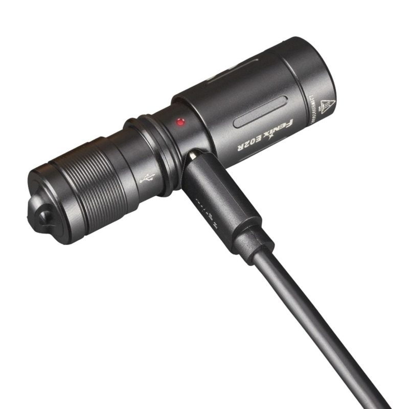 Фонарь Fenix E02R, черный, E02RBK - фото 4