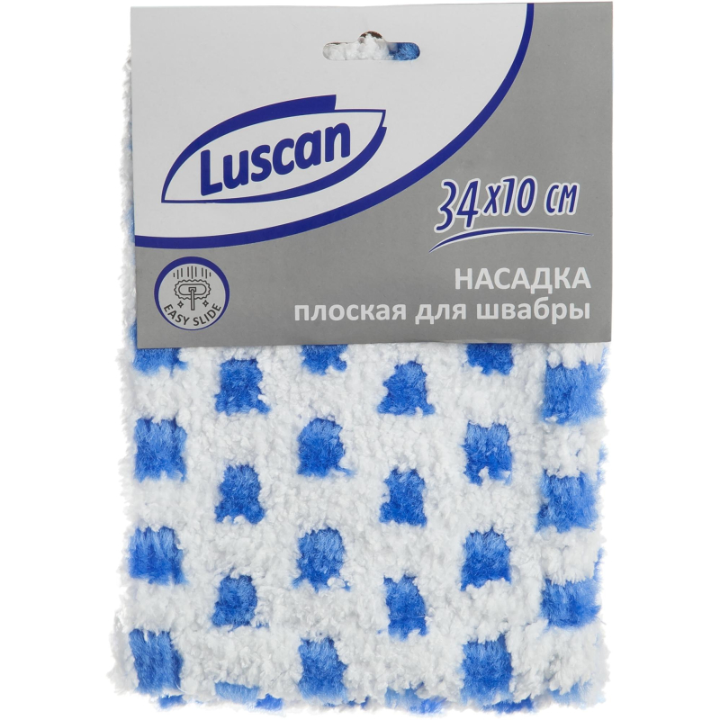 Насадка МОП Luscan 34х10см, микрофибра, кнопки - фото 3