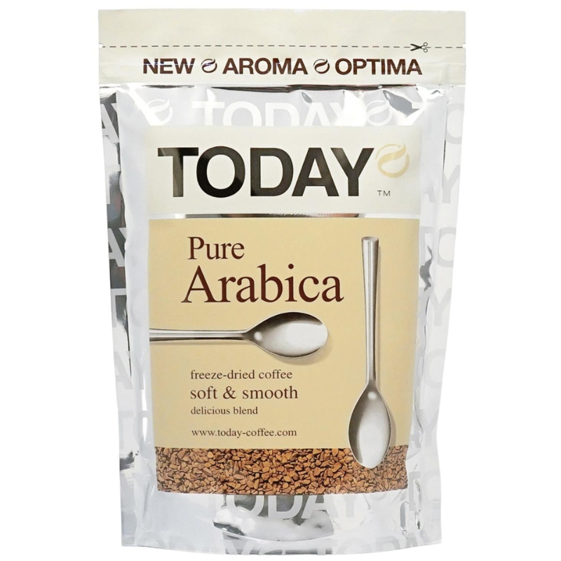 Кофе Today Pure Arabica растворимый, сублим., 150г - фото 1