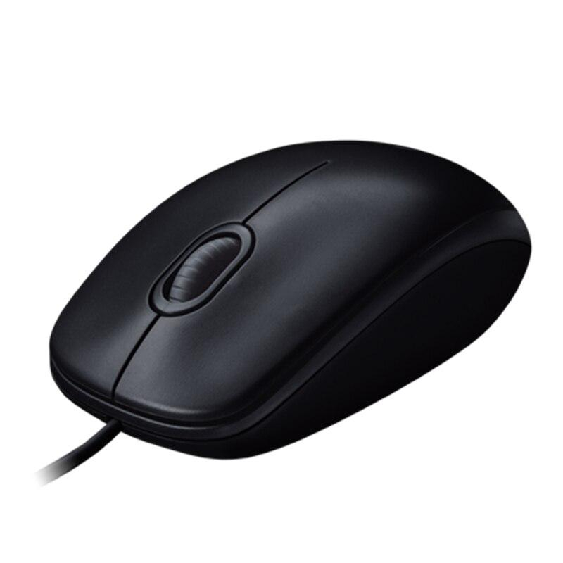 Мышь компьютерная Logitech M100 Dark/Grey 910-005006 проводная - фото 1