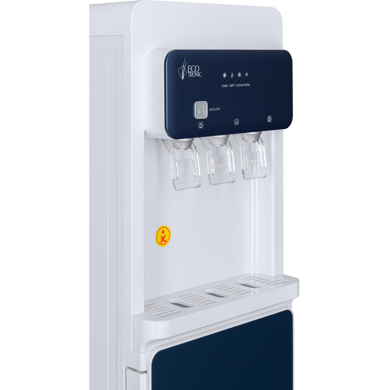 Кулер Ecotronic K43-LXE white-blue - фото 3