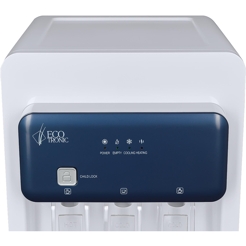 Кулер Ecotronic K43-LXE white-blue - фото 4