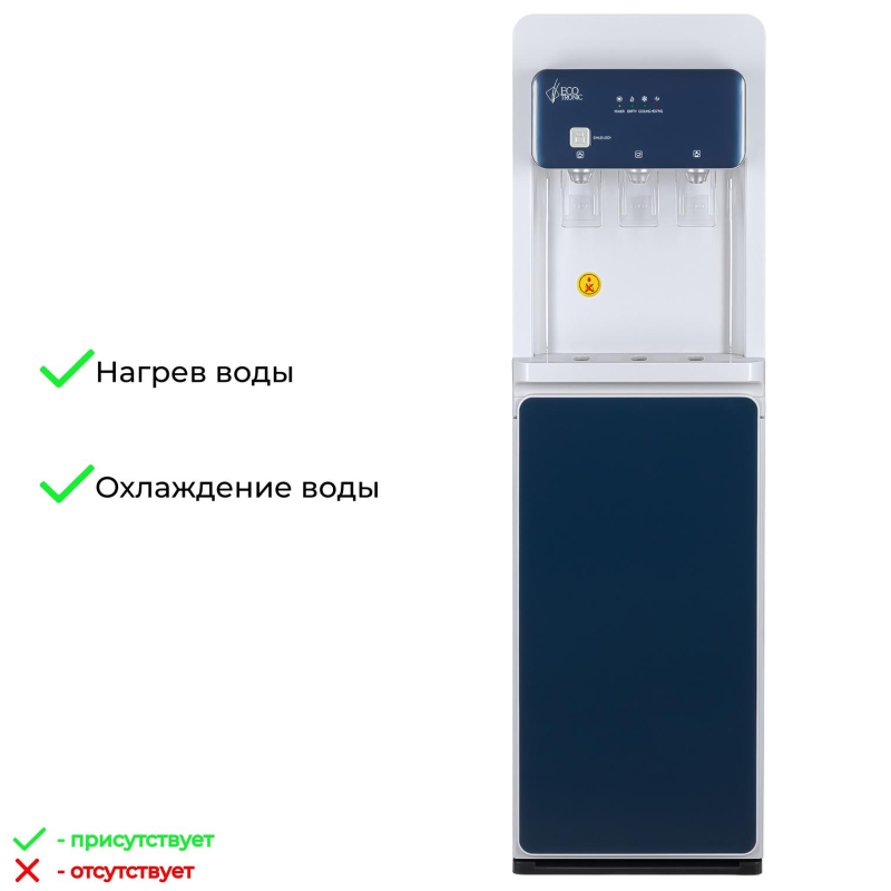 Кулер Ecotronic K43-LXE white-blue - фото 6