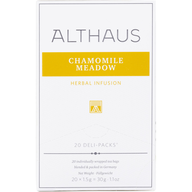 Чай травяной в пакетиках Althaus Chamomile Meadow(Ромашковый) 20пакx1,5гр - фото 1