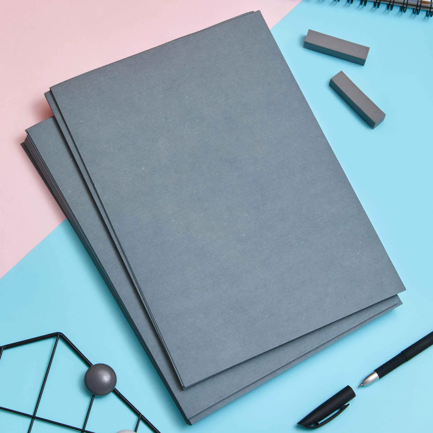 Бумага цветная Attache Economy 207х297мм (+-2мм) 80г св-сер 250л/уп - фото 2