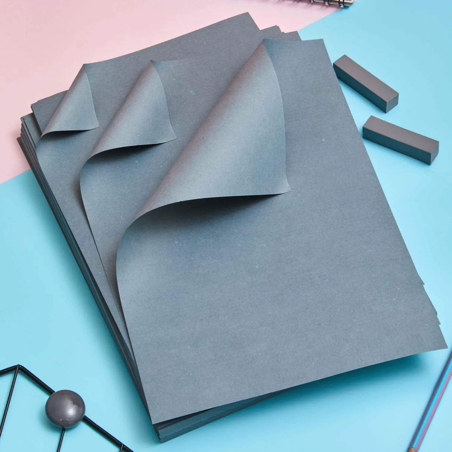 Бумага цветная Attache Economy 207х297мм (+-2мм) 80г св-сер 250л/уп - фото 4