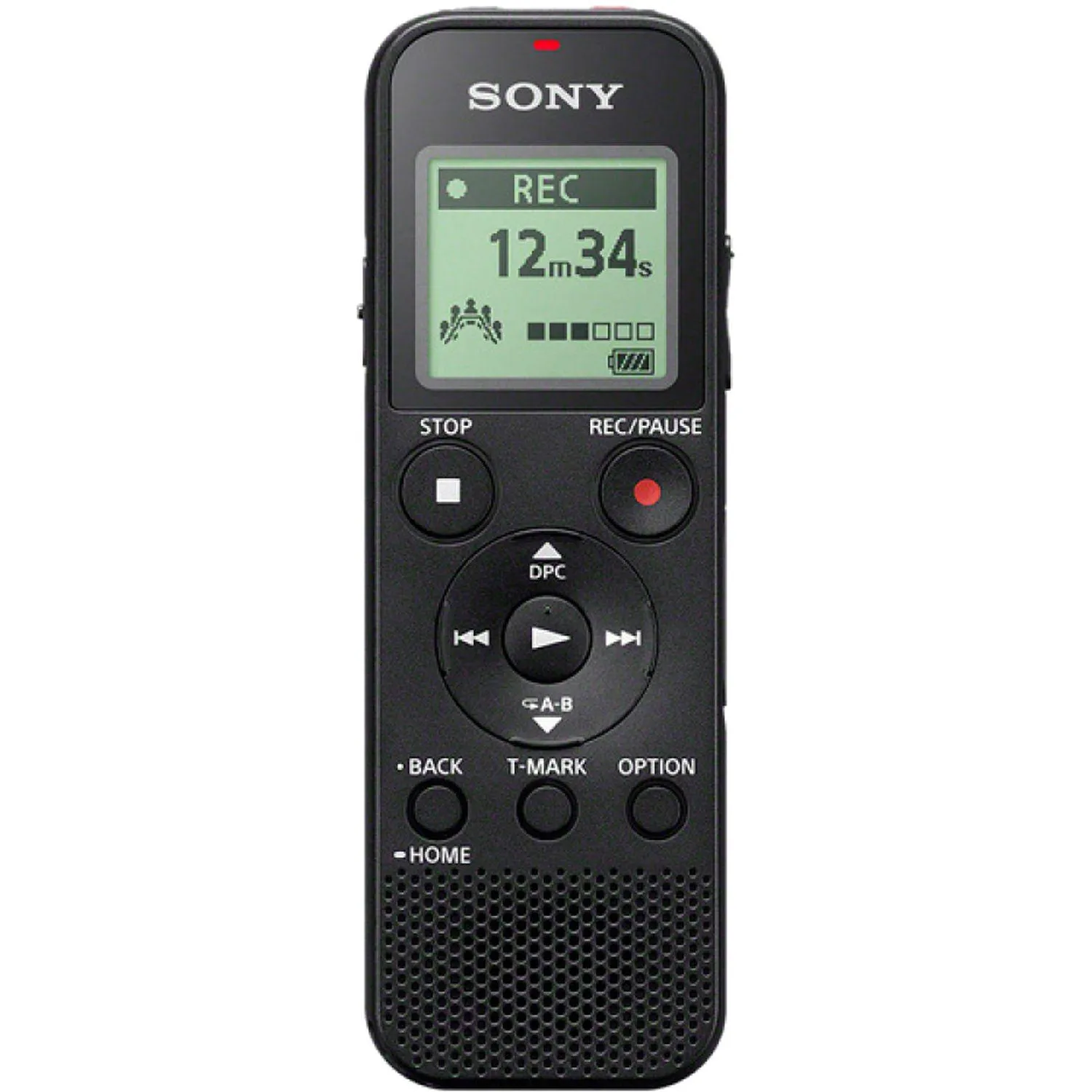 Диктофон цифровой Sony ICD-PX470/С, черный, 4GB - фото 1