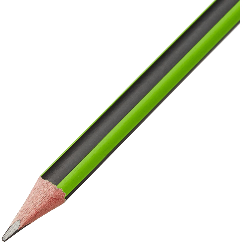 Карандаш чернографитный BV Graphix с ластиком 2В 21-0024 - фото 2