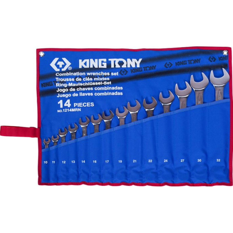 Набор ключей комбинированных ,10-32 мм,14 предметов KING TONY - фото 5