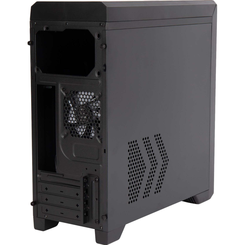 Корпус Hiper A68 черный без БП mATX 1x80mm 1x92mm 2xUSB2.0 1xUSB3.0 audio - фото 8