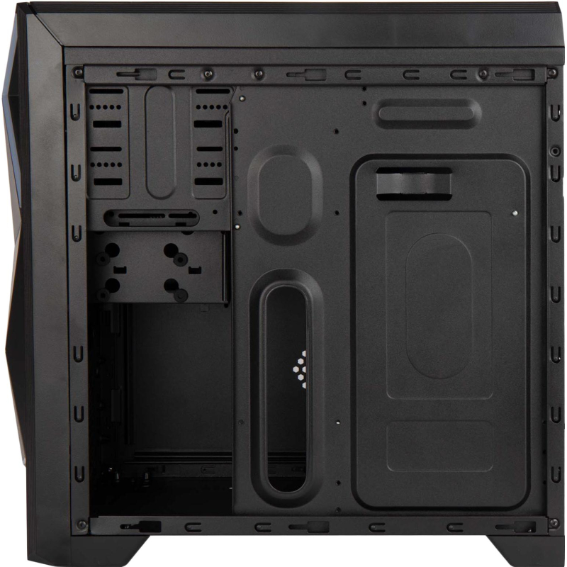 Корпус Hiper A68 черный без БП mATX 1x80mm 1x92mm 2xUSB2.0 1xUSB3.0 audio - фото 9