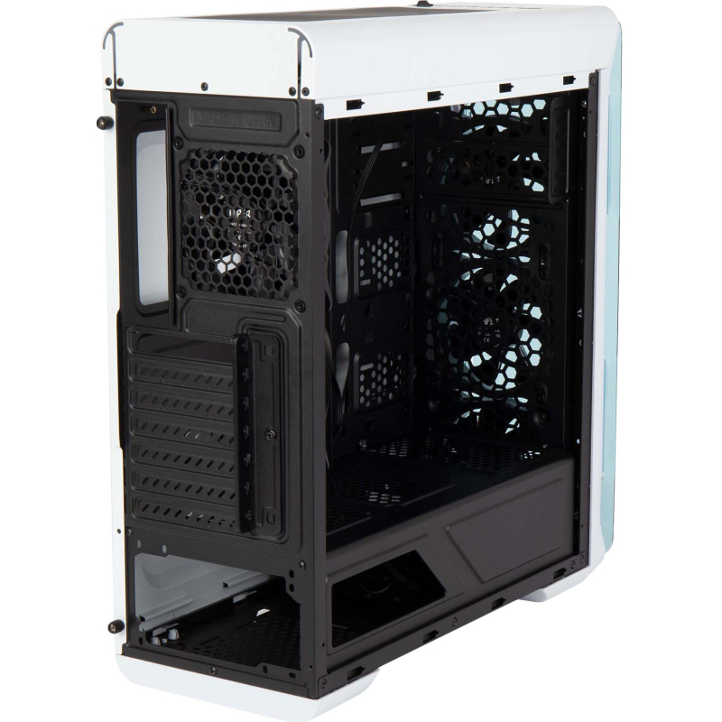 Корпус Hiper OW белый без БП ATX 2x120mm 2xUSB2.0 1xUSB3.0 - фото 3