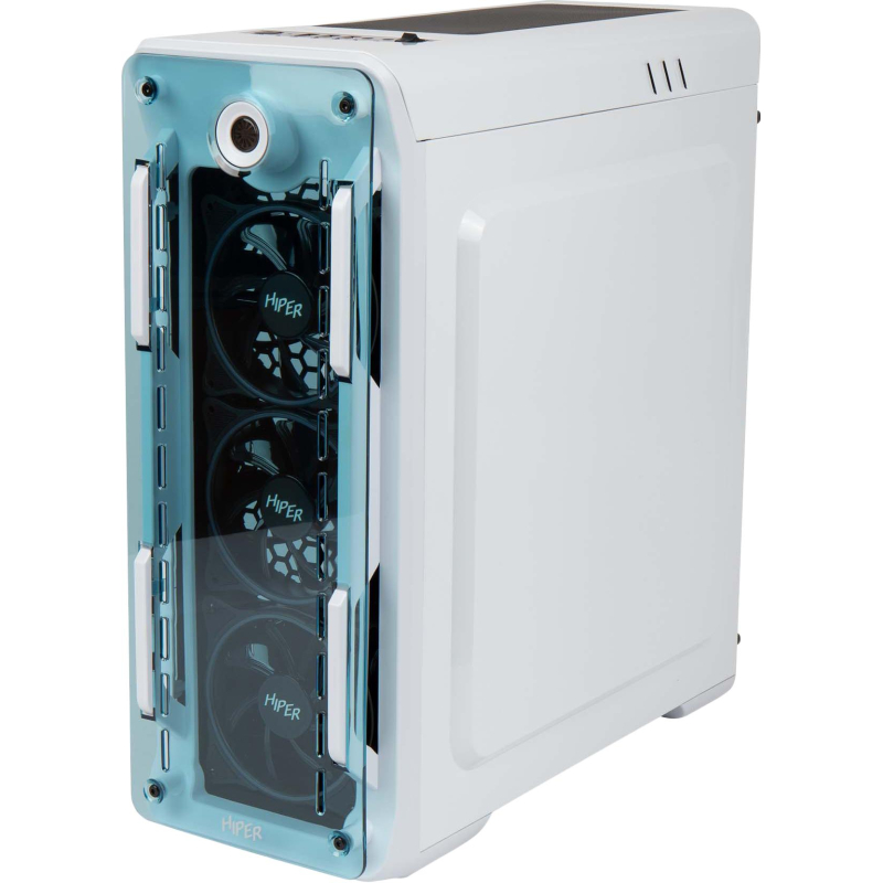 Корпус Hiper OW белый без БП ATX 2x120mm 2xUSB2.0 1xUSB3.0 - фото 5