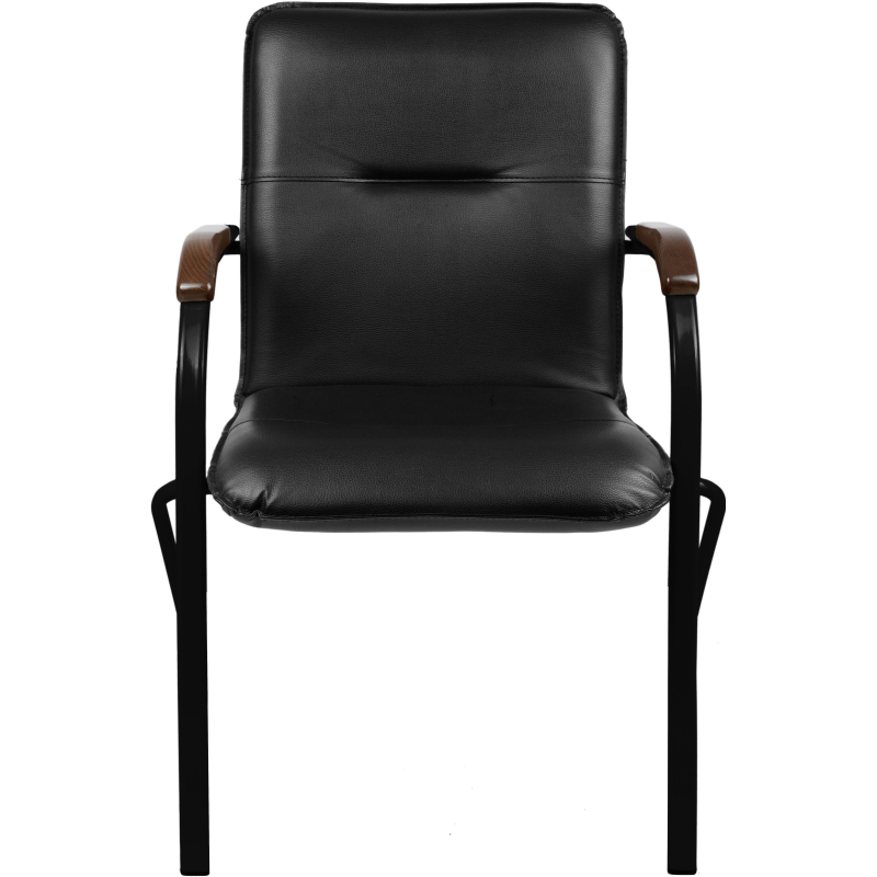 Конференц-кресло UA_EChair SAMBA Black к/з черн./орех (V-4 1.031) - фото 2