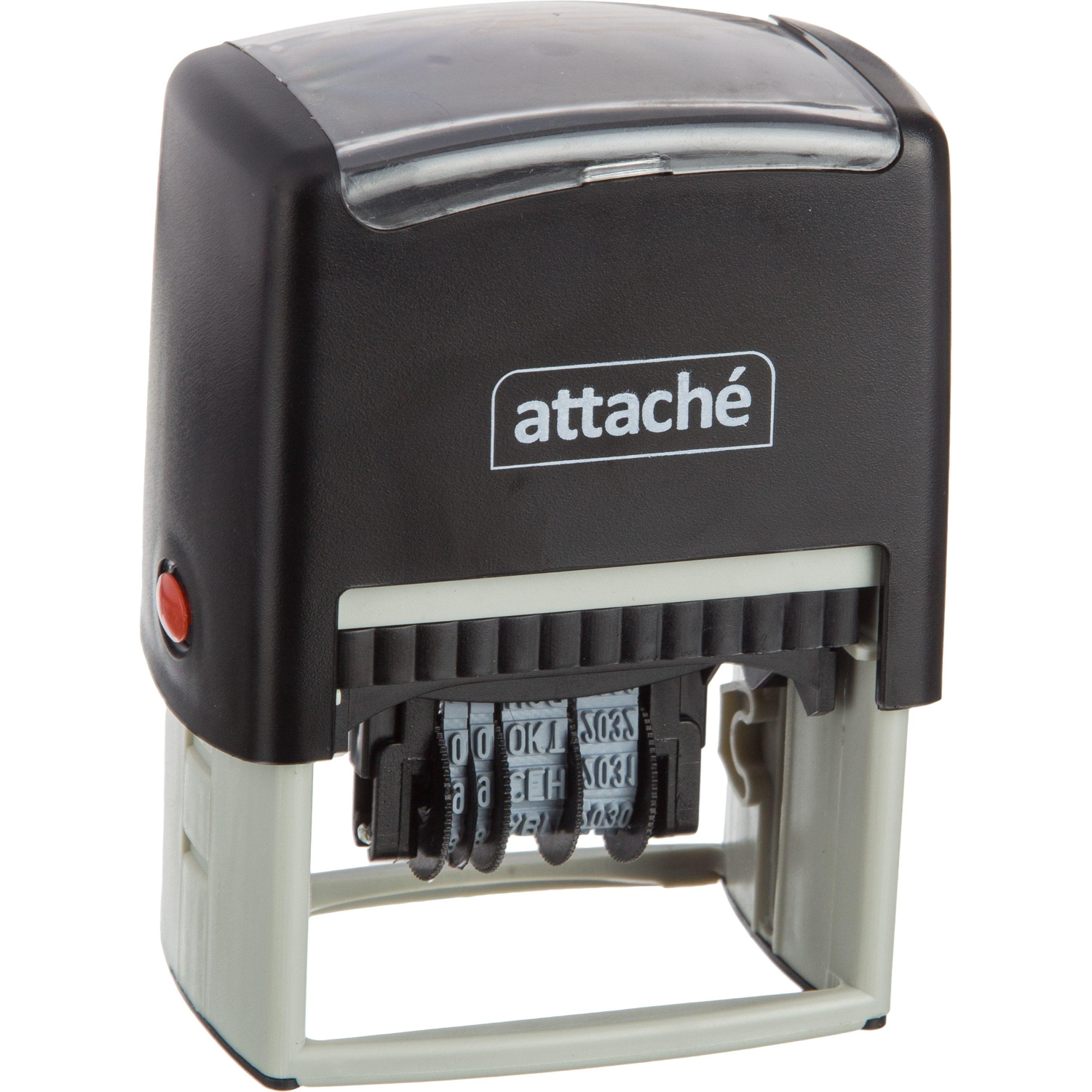 Датер автоматический самонабный Attache 4 строки 60х40мм 8727 - фото 3