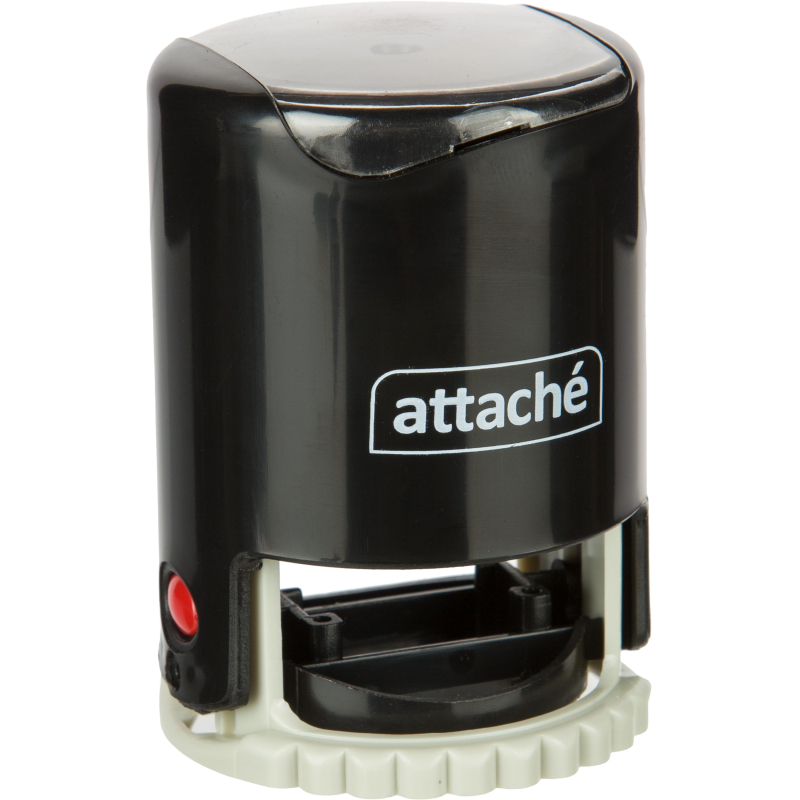 Оснастка для печати круглая Attache R40 черная 9140 - фото 3