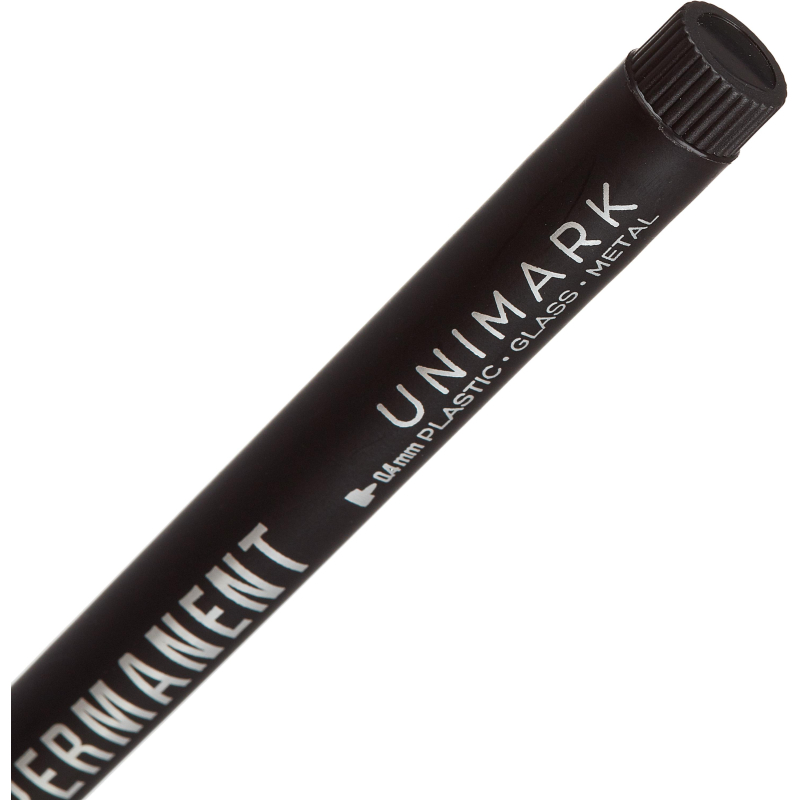 Маркер перманентный BrunoVisconti  ДЛЯ CD UNIMARK SLIM черный 22-0028 - фото 5