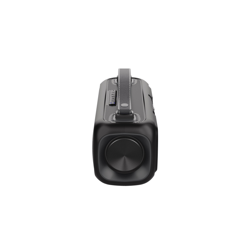 Колонка Perfeo L.E.D., 14Вт, MP3/USB/AUX/FM черная (PF_D0053) - фото 3
