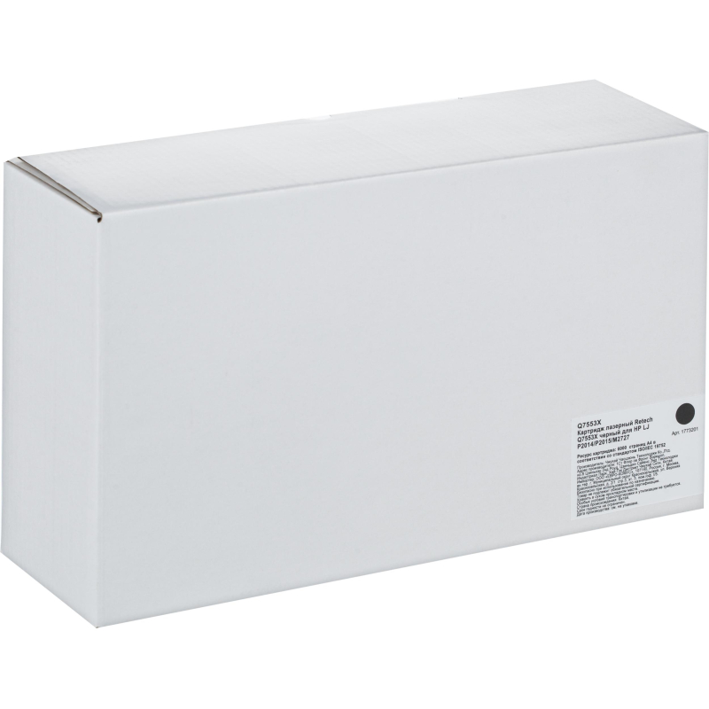 Картридж лазерный Retech Q7553X чер. для HP LJ P2014/P2015/M2727 - фото 5