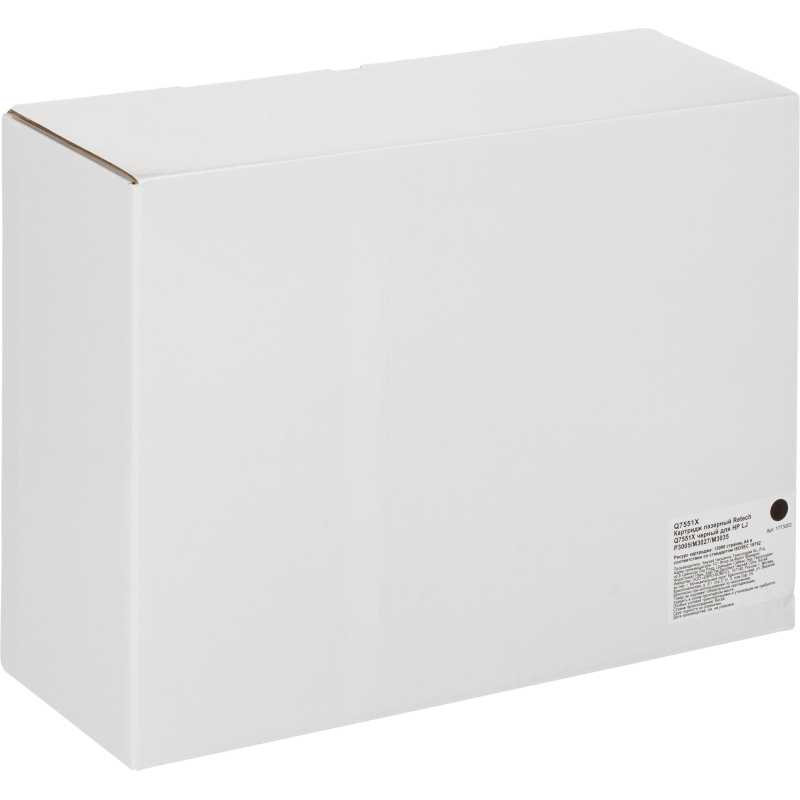 Картридж лазерный Retech Q7551X чер. для HP LJ P3005/M3027/M3035 - фото 4