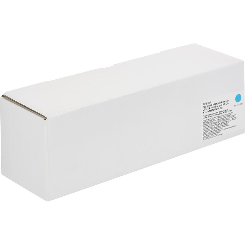 Картридж лазерный Retech CF531A гол. для HP CLJ M154a/M180n/M181fw - фото 4