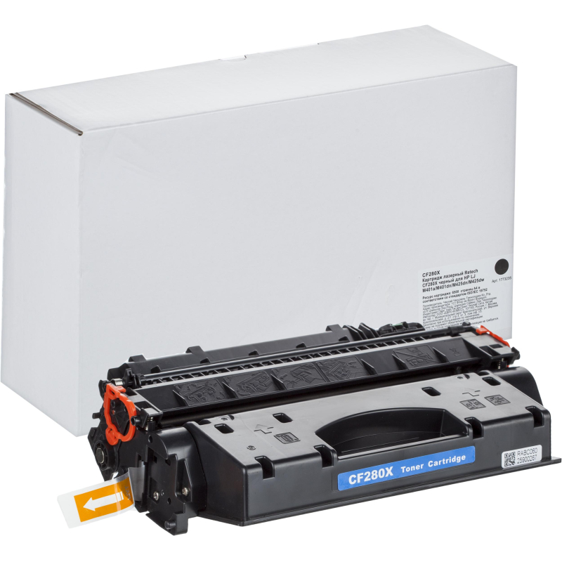 Картридж лазерный Retech CF280X чер. для HP LJ M401a/M401dn/M425dn/M425dw - фото 1