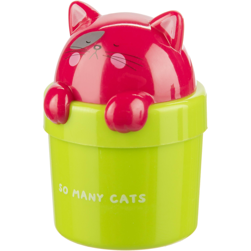 Точилка M&G So Many Cats, 1 отверстие, с контейнером, в ассорт, для детей - фото 4