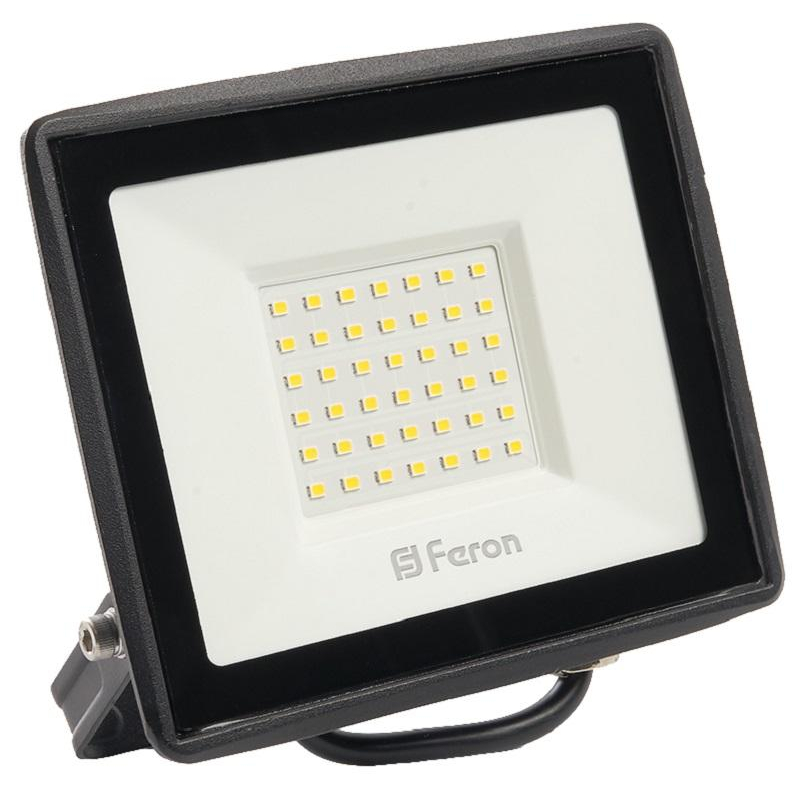 Прожектор светодиодный FERON 2835 SMD 50W 4000K AC220V/50Hz LL-921 (29497) - фото 1
