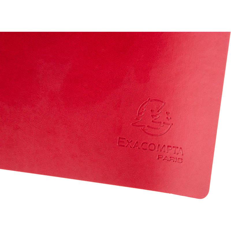 Коврик на стол Exacompta 60х35см экокожа гибкий две стороны чер/крас 29121E - фото 3