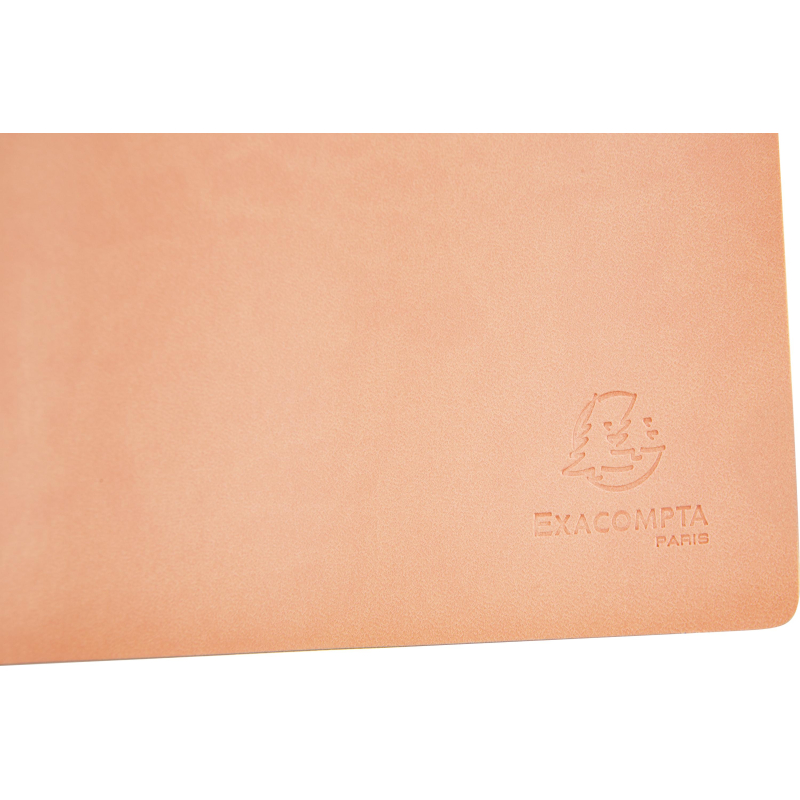 Коврик на стол Exacompta 60х35см экокожа гибкий две стороны nude/сер 29123E - фото 5