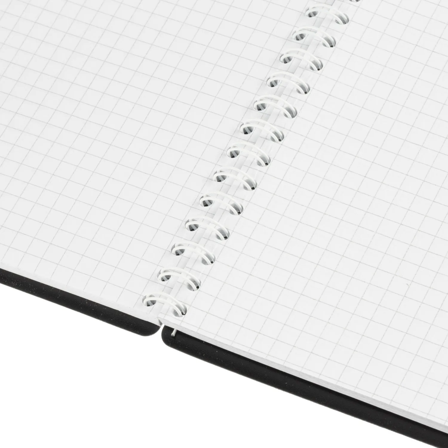 Блокнот А4 80л Attache гребень клетка пластик черн с тиснением - фото 7