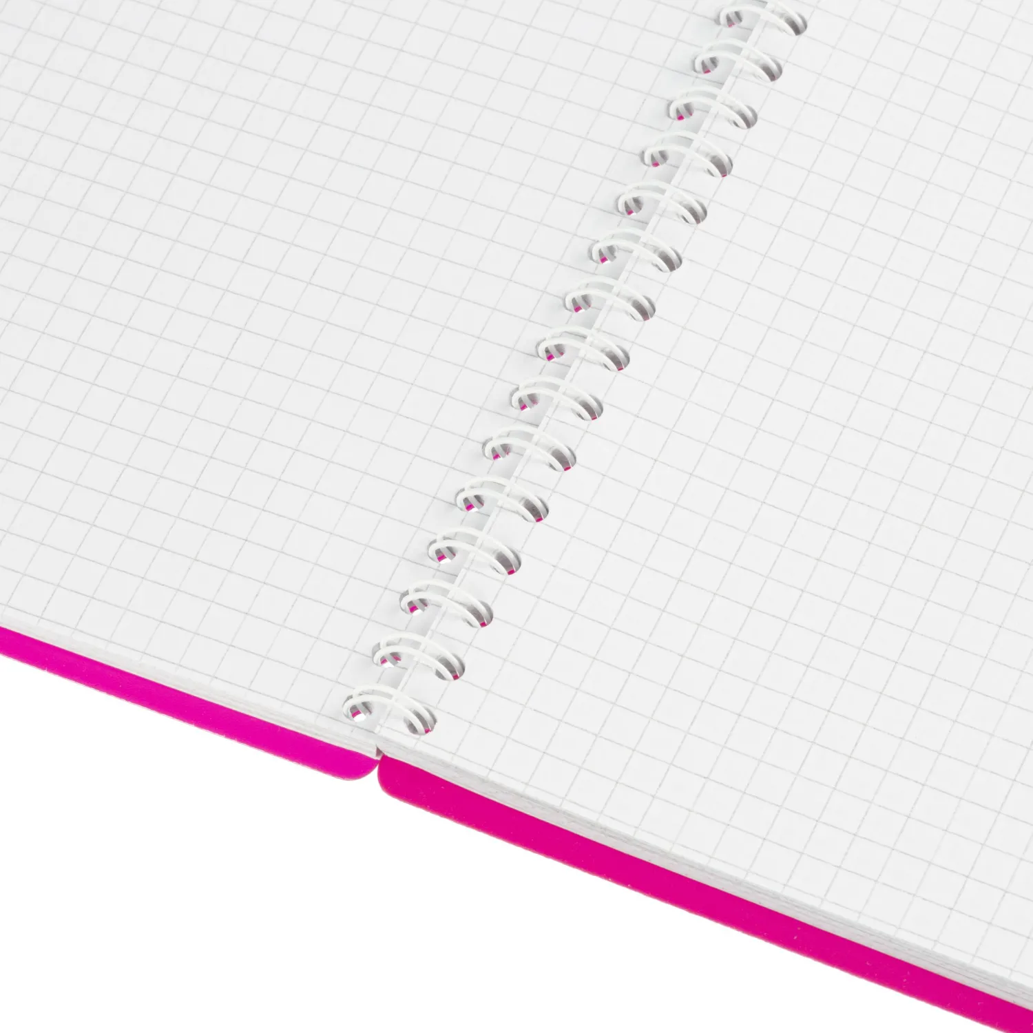 Блокнот А4 80л Attache гребень клетка пластик бордов с тиснением - фото 7