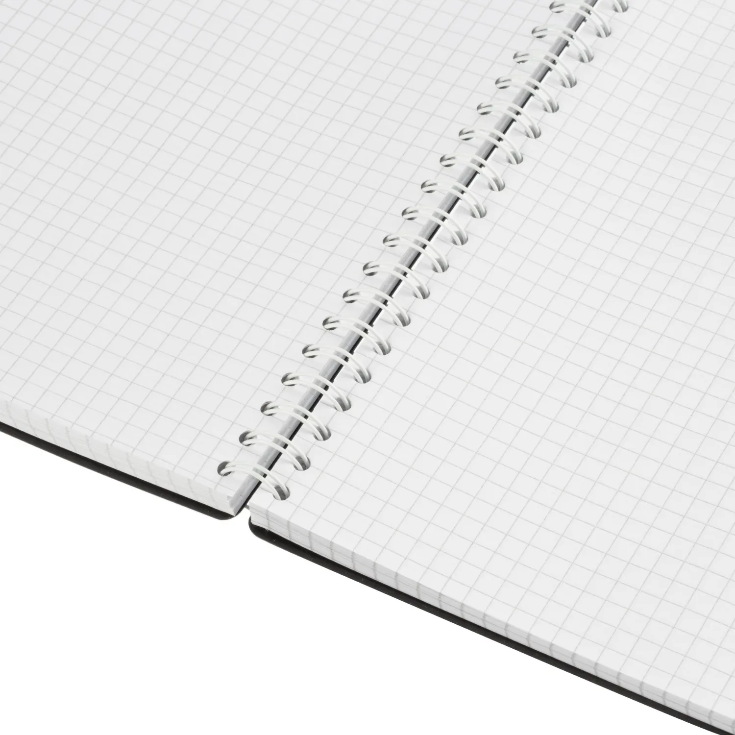 Бизнес-тетрадь А4 120л Attache гребень клетка пластик черн с тиснением - фото 7