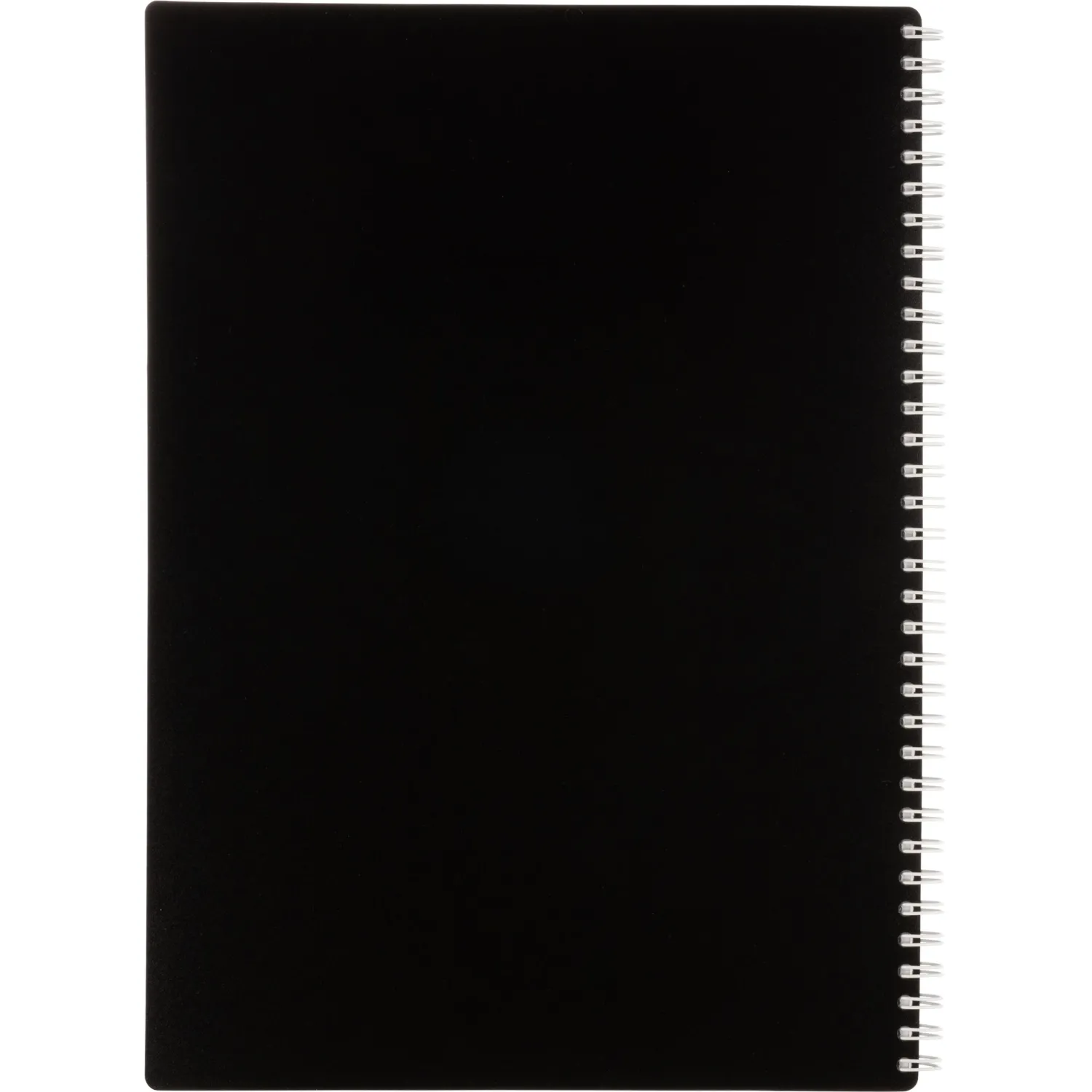 Бизнес-тетрадь А4 120л Attache гребень клетка пластик черн с тиснением - фото 8