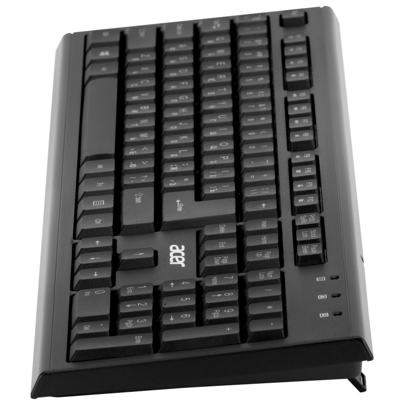 Набор клавиатура+мышь Acer OKR120 клав:black мышь:black USB//(ZL.KBDEE.007) - фото 7