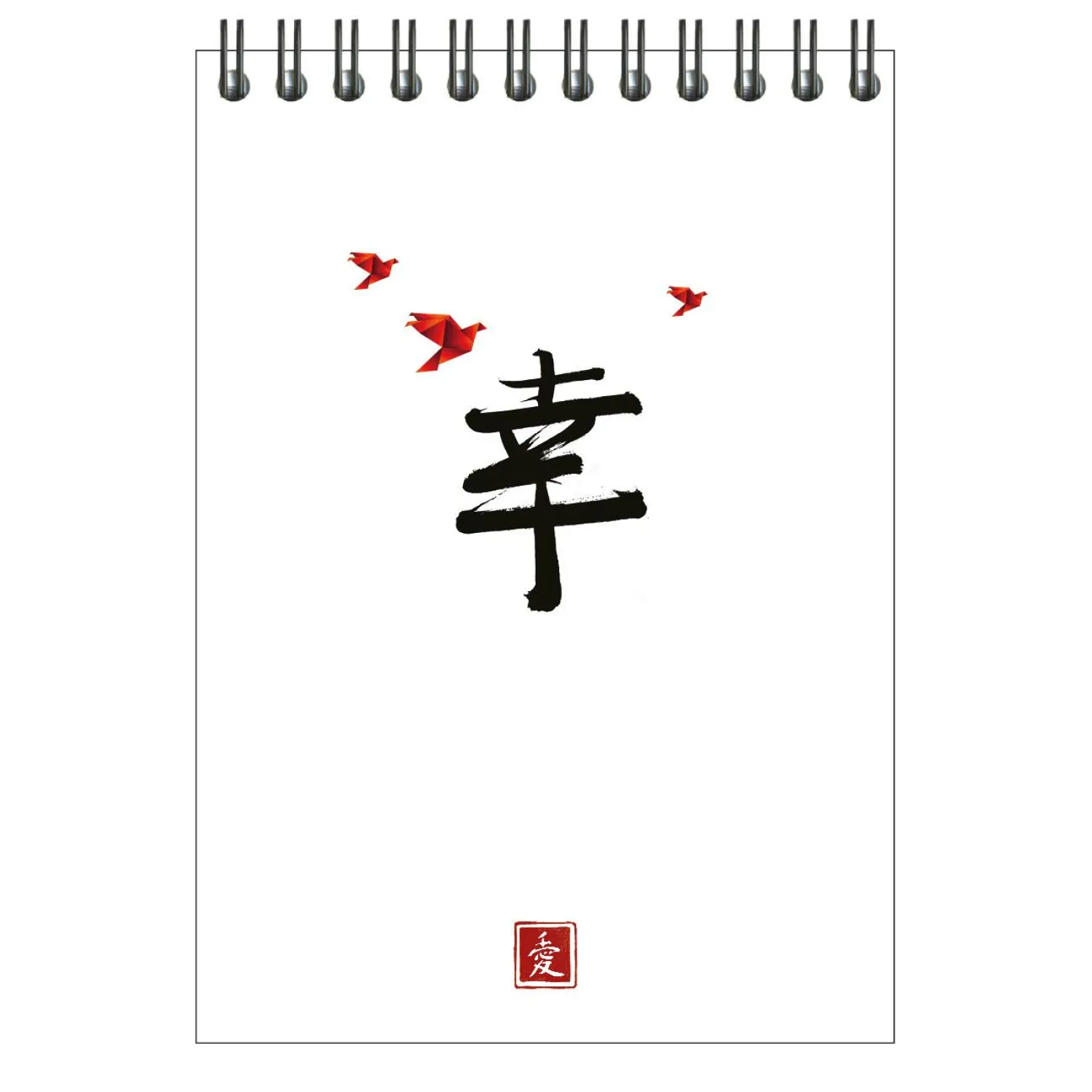 Блокнот А5 100л Mariner Япония клетка, обложка картон,спираль 0024 - фото 4