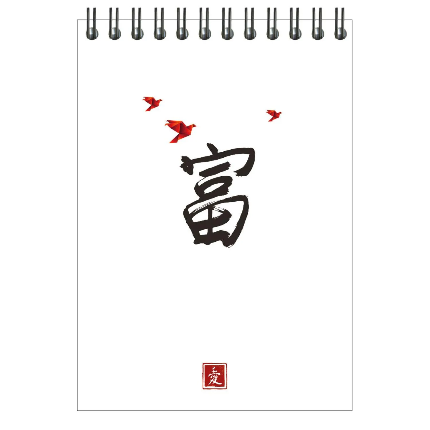 Блокнот А5 100л Mariner Япония клетка, обложка картон,спираль 0024 - фото 6